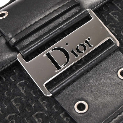 Christian Dior Black Trotter Street Chic Columbus Shoulder Bag