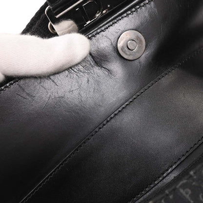 Christian Dior Black Trotter Street Chic Columbus Shoulder Bag