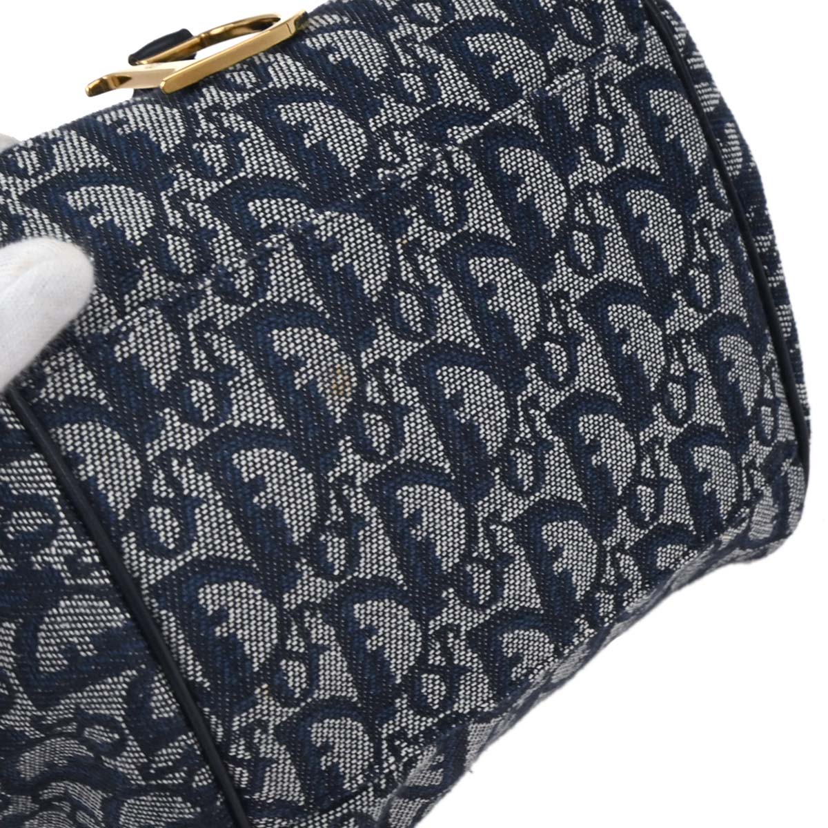 Christian Dior Navy Trotter Handbag