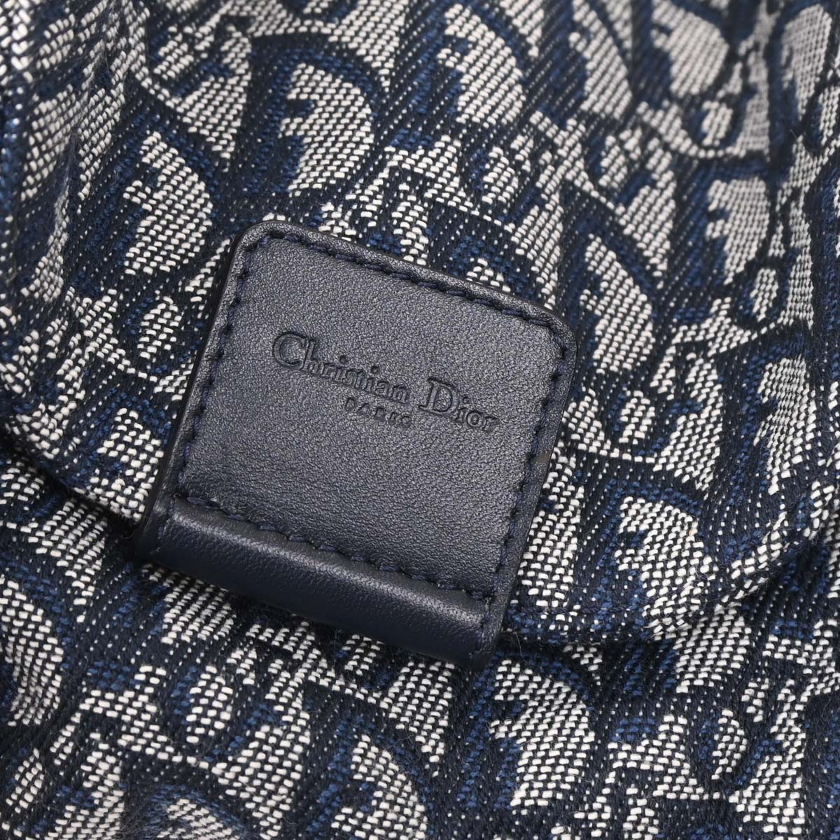 Christian Dior Navy Trotter Handbag