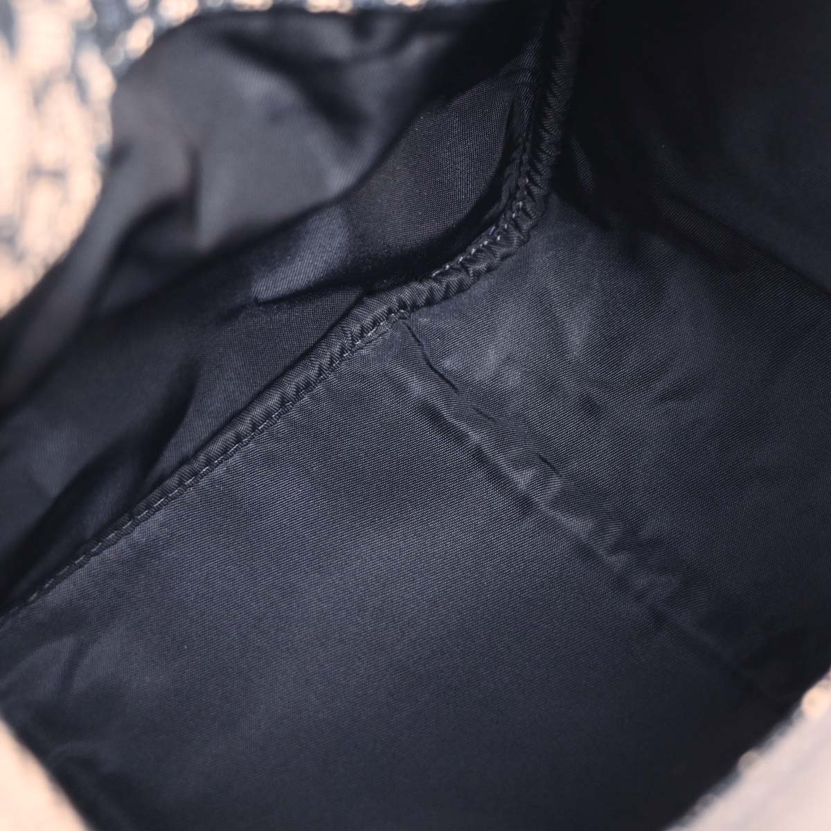 Christian Dior Navy Trotter Handbag