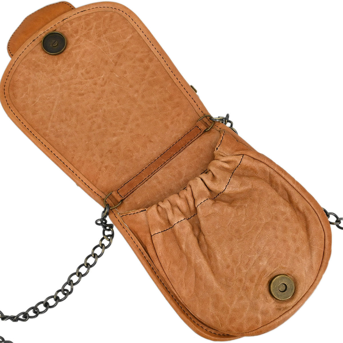 Fendi Brown Leather Shoulder Bag