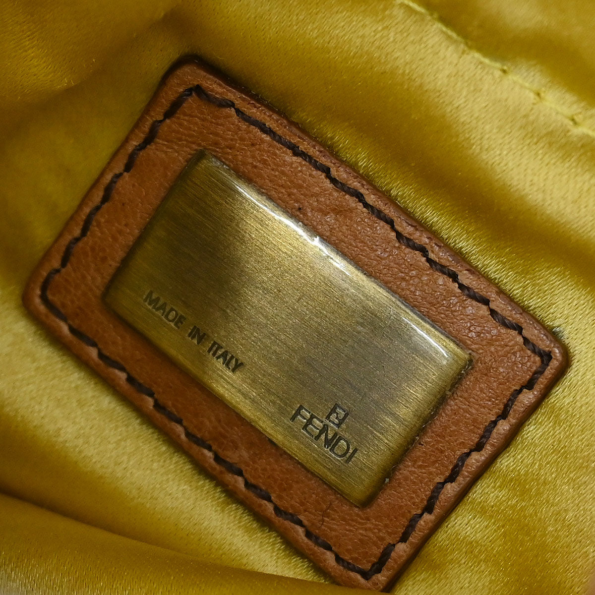 Fendi Brown Leather Shoulder Bag