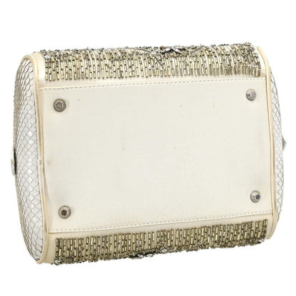 Christian Dior * White Python Gambler Dice Handbag