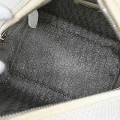 Christian Dior * White Python Gambler Dice Handbag
