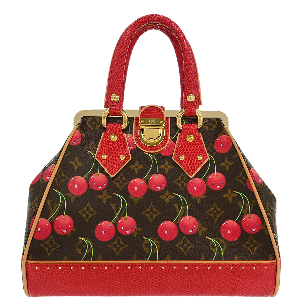 Louis Vuitton * Monogram Cherry Sac Fermoir MM M95003