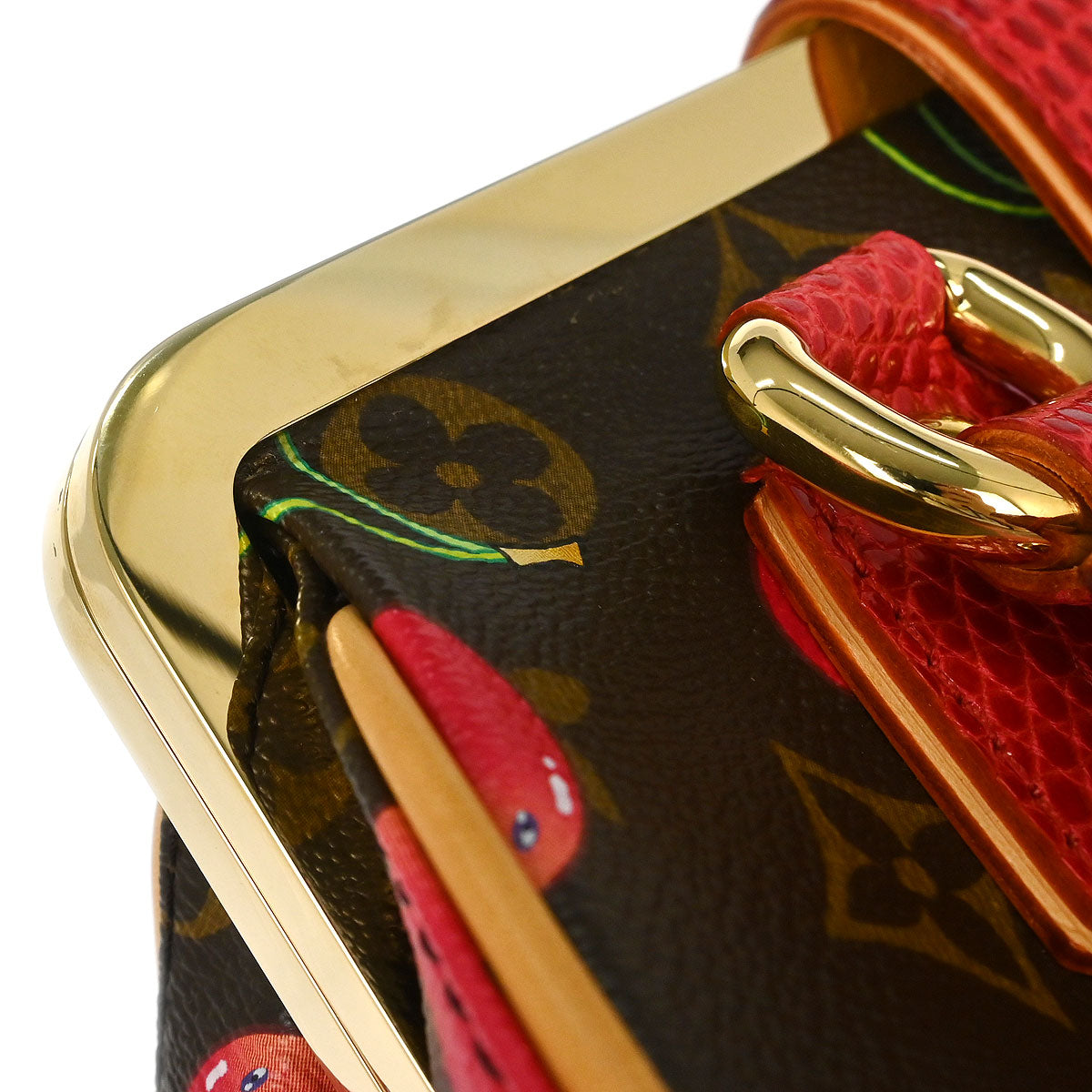 Louis Vuitton * Monogram Cherry Sac Fermoir MM M95003