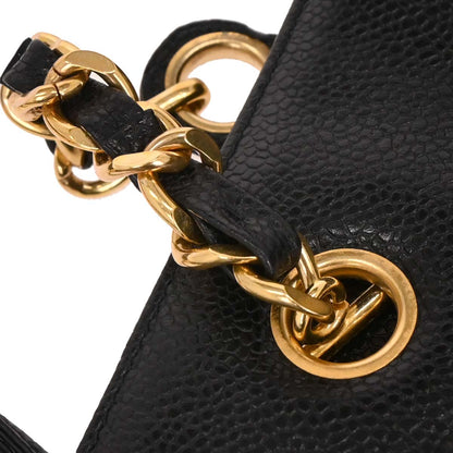 Chanel Black Caviar Supermodel Tote Shoulder Bag