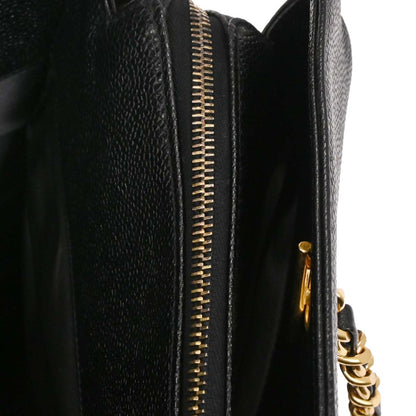 Chanel Black Caviar Supermodel Tote Shoulder Bag
