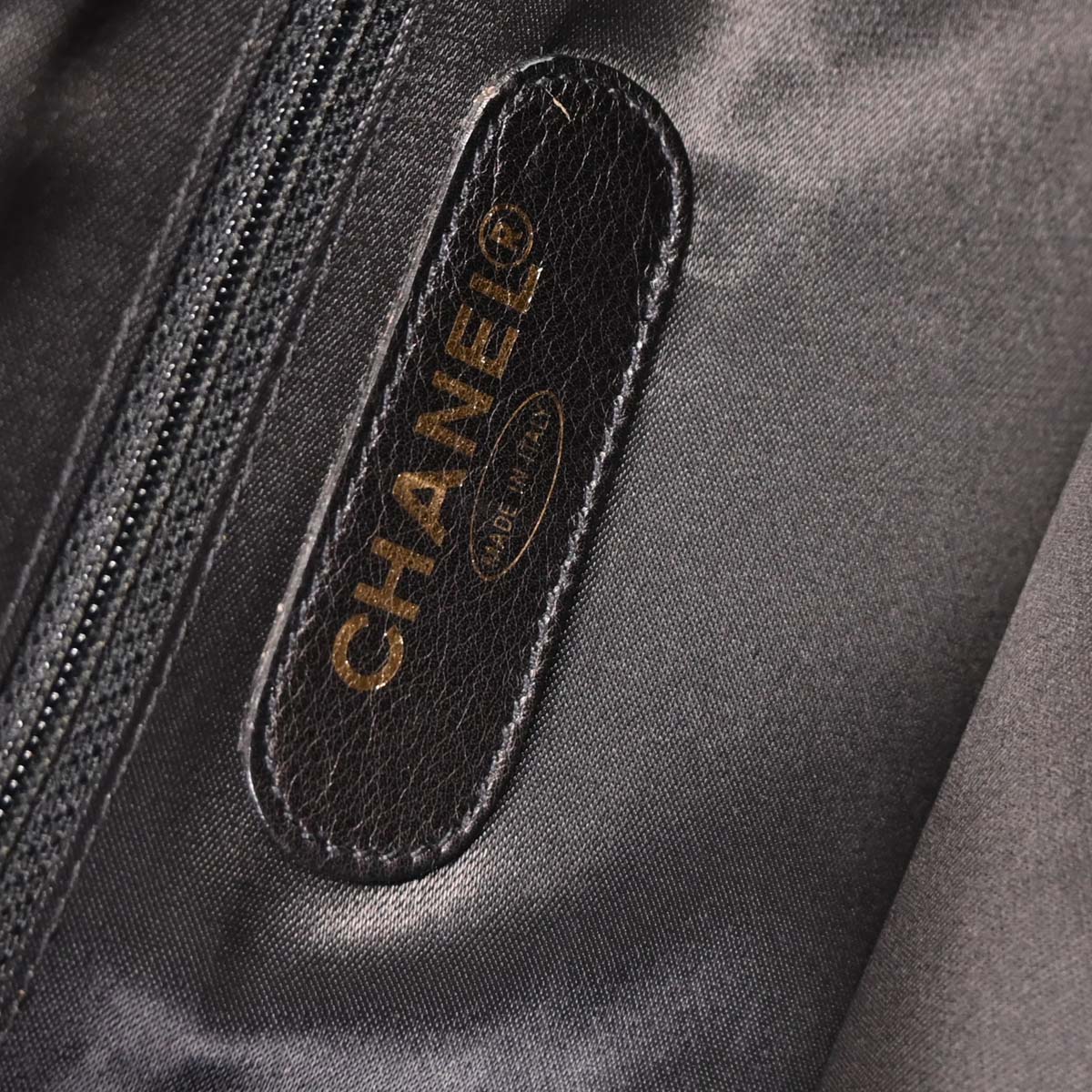 Chanel Black Caviar Supermodel Tote Shoulder Bag