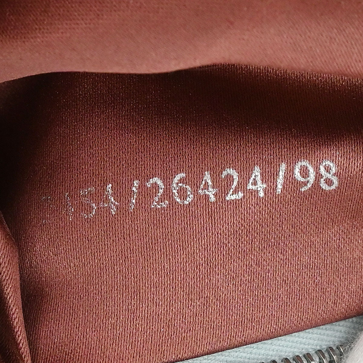 Fendi * Brown Blue Lizard Zucca Baguette Handbag