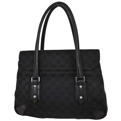 Gucci Black GG Horsebit Handbag