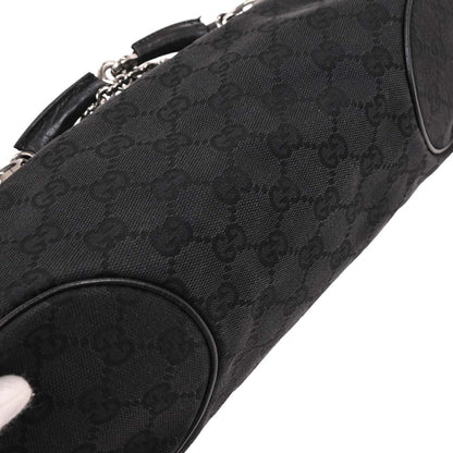 Gucci Black GG Horsebit Handbag