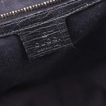 Gucci Black GG Horsebit Handbag
