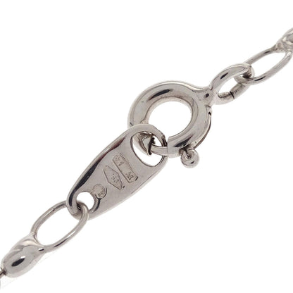 Pendant Necklace Pt900 Pt750 Ruby Diamond Silver