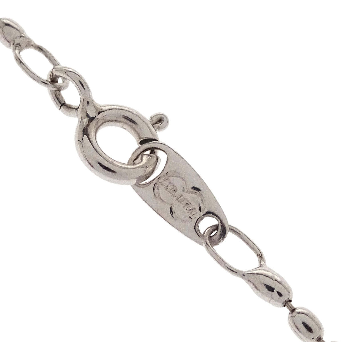 Pendant Necklace Pt900 Pt750 Ruby Diamond Silver