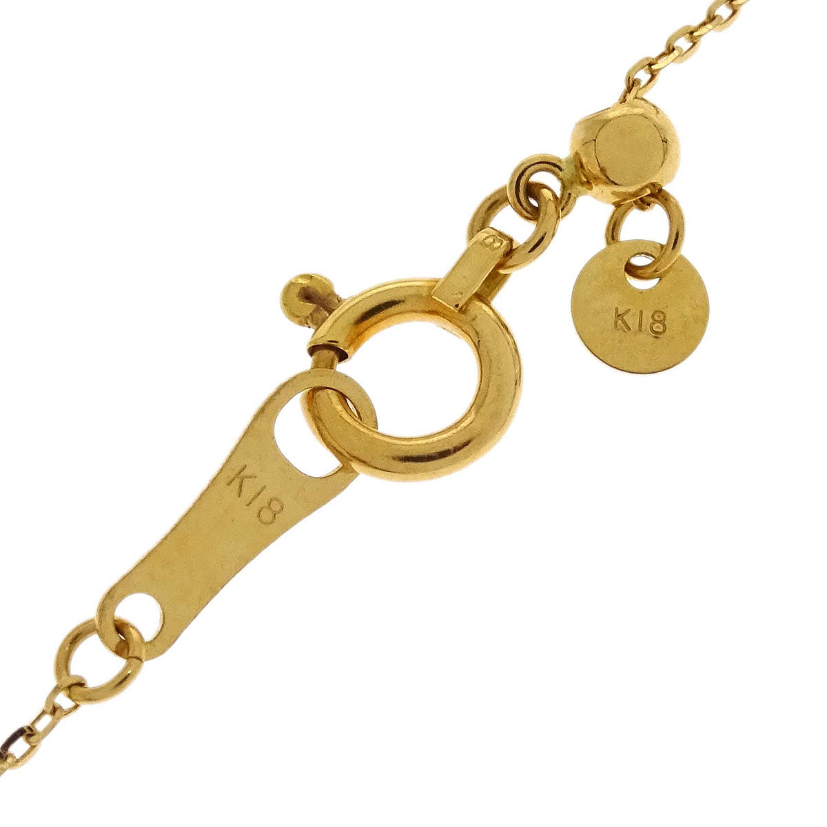 Pendant Necklace 18K Pink Sapphire Diamond Gold