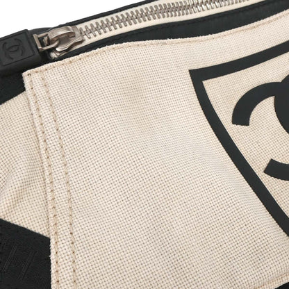 Chanel 2004-2005 White Canvas Sport Line Waist Bum Bag