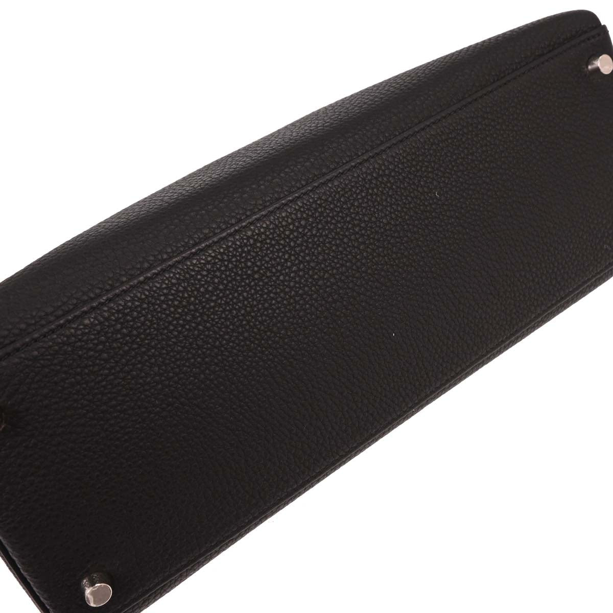 Hermes Black Togo Kelly 32 Retourne 2way Shoulder Handbag