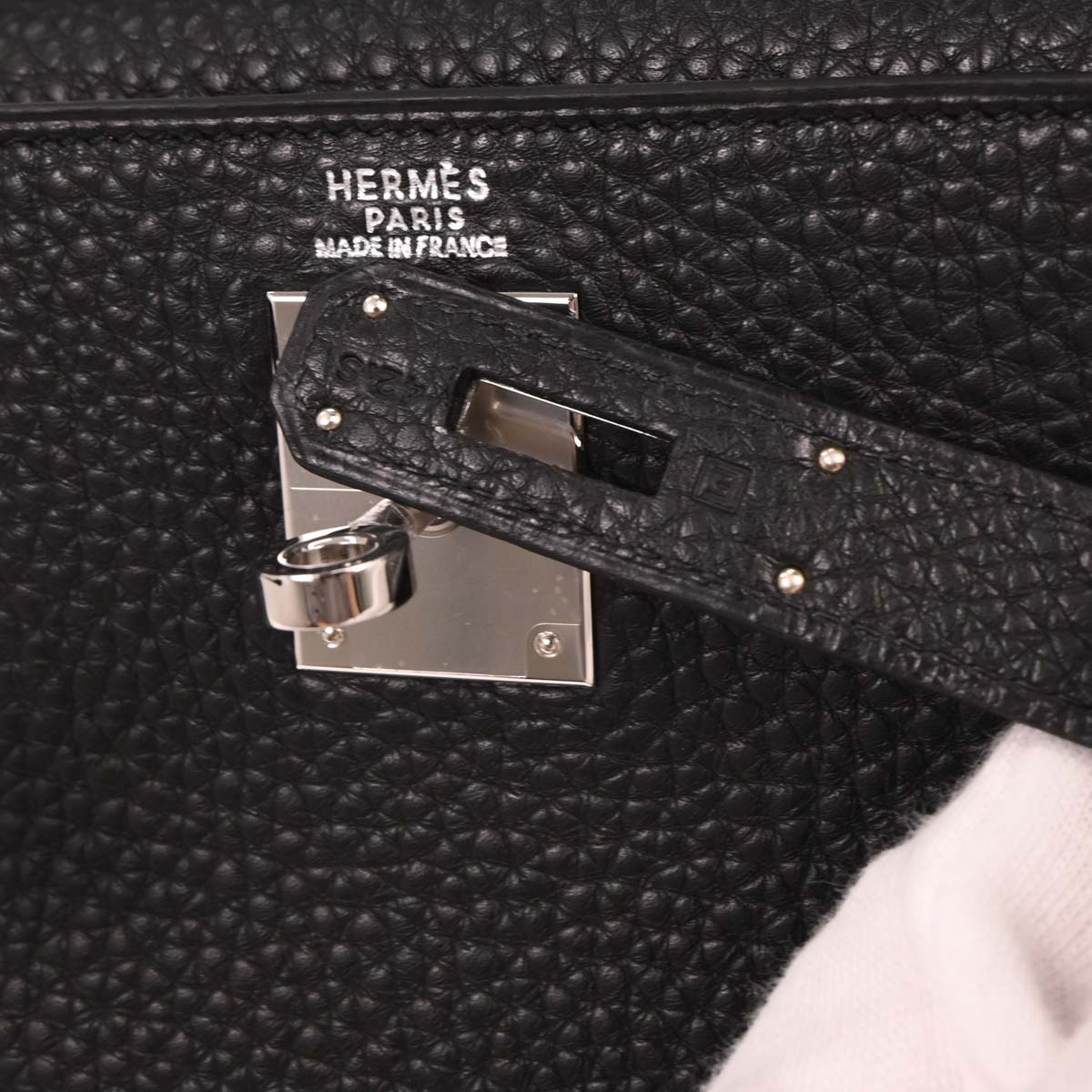 Hermes Black Togo Kelly 32 Retourne 2way Shoulder Handbag