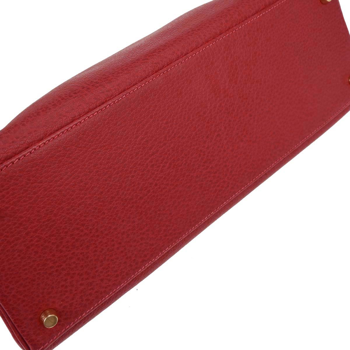 Hermes Rouge Garance Ardennes Kelly 35 Retourne 2way Handbag
