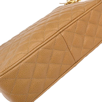 Chanel Beige Caviar Camera Bag Large