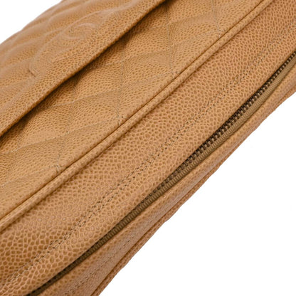 Chanel Beige Caviar Camera Bag Large