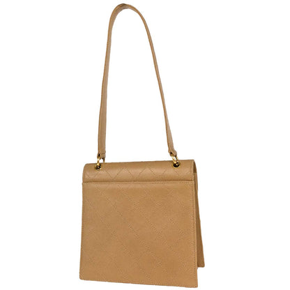 Chanel Beige Caviar Handbag