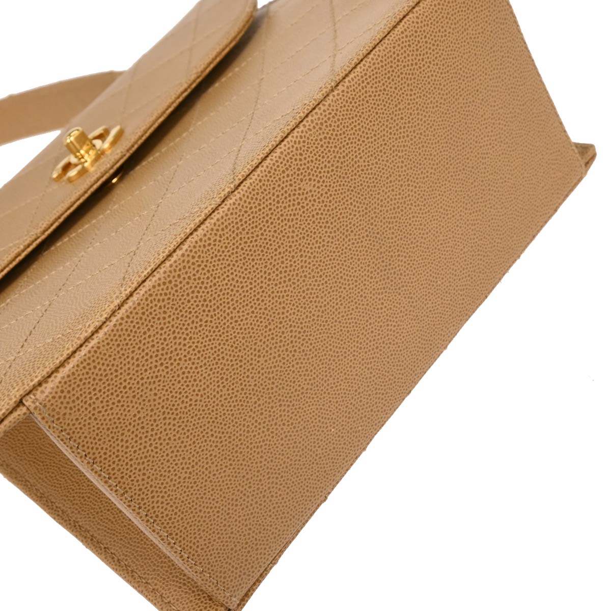 Chanel Beige Caviar Handbag