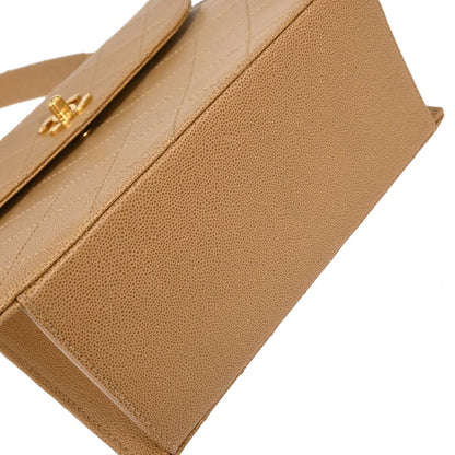 Chanel Beige Caviar Handbag