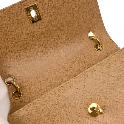 Chanel Beige Caviar Handbag
