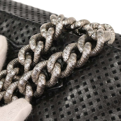 Chanel 2008-2009 Black Perforated Lambskin Handbag