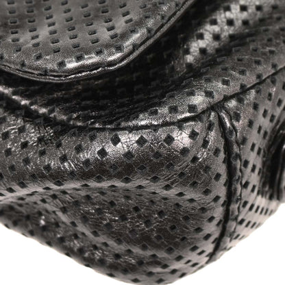 Chanel 2008-2009 Black Perforated Lambskin Handbag