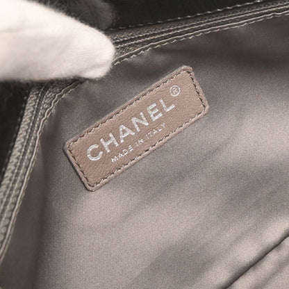 Chanel 2008-2009 Black Perforated Lambskin Handbag