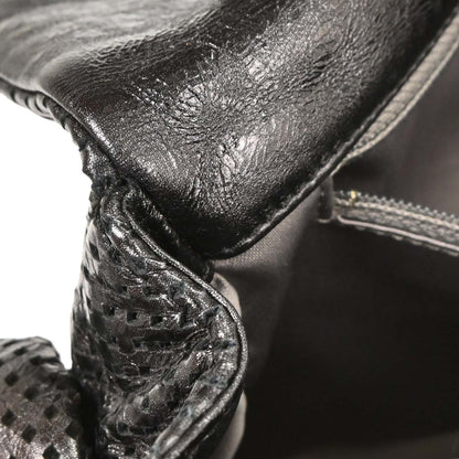 Chanel 2008-2009 Black Perforated Lambskin Handbag