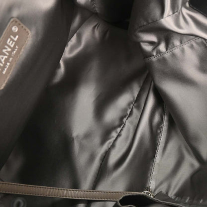 Chanel Black Lambskin Mademoiselle Lock Handbag