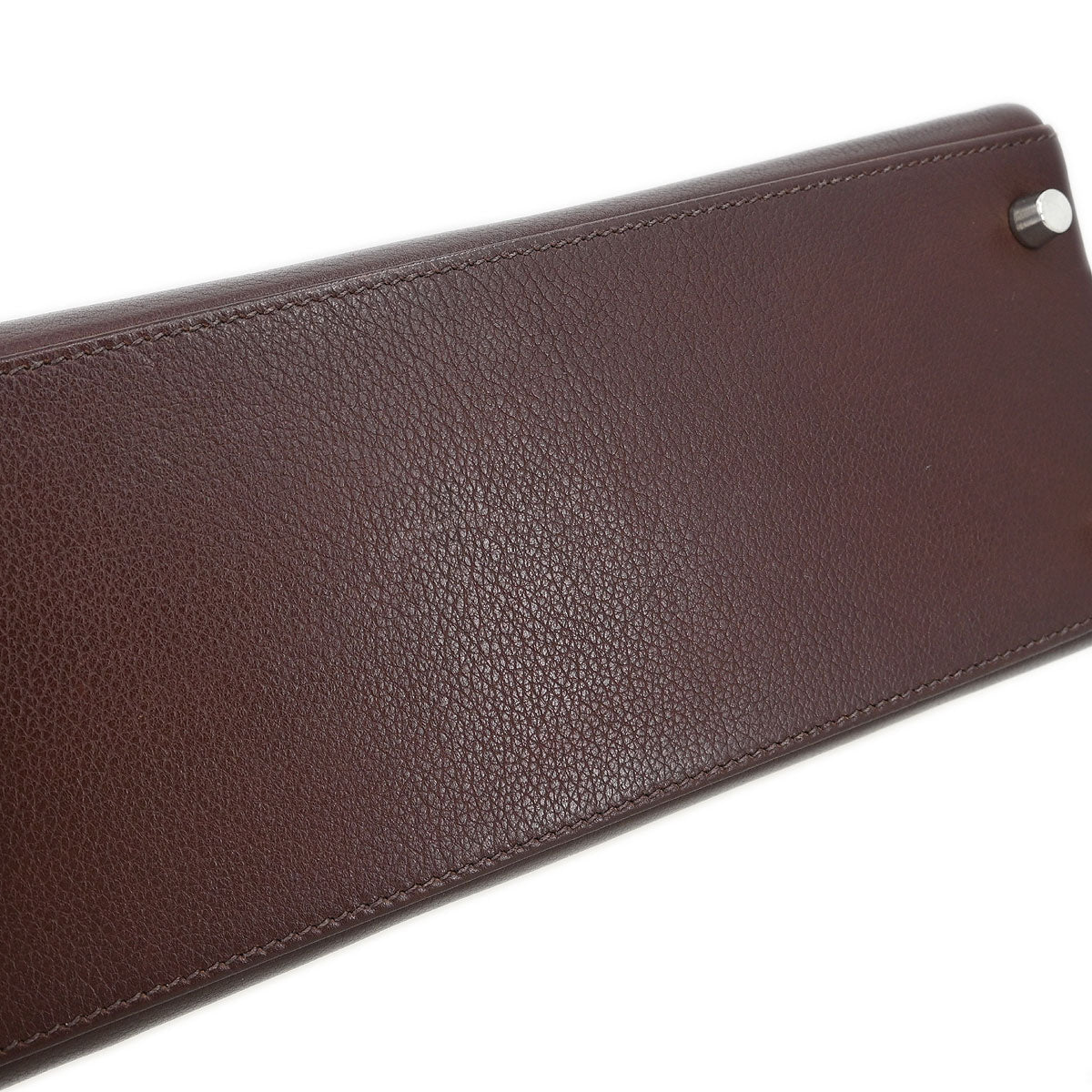 Hermes Havane Veau Evergrain Kelly 28 Retourne 2way Shoulder Handbag