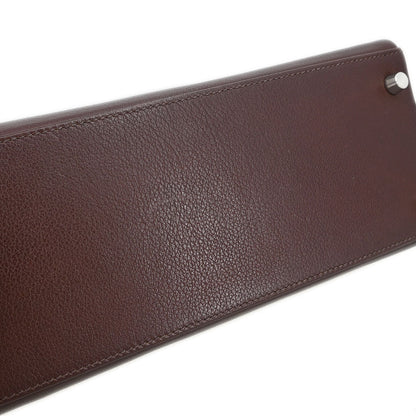 Hermes Havane Veau Evergrain Kelly 28 Retourne 2way Shoulder Handbag