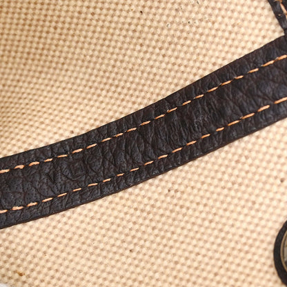 Hermes Beige Toile H Buffalo Garden Party 30 TPM Tote Bag