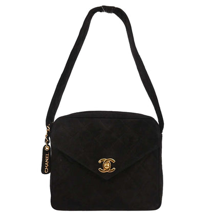 Chanel Black Suede Handbag
