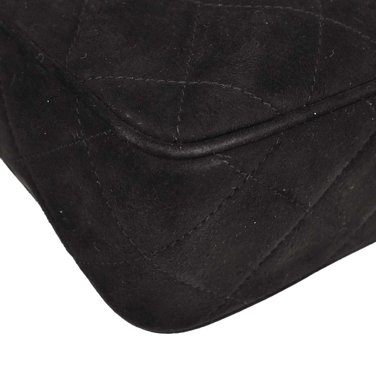 Chanel Black Suede Handbag