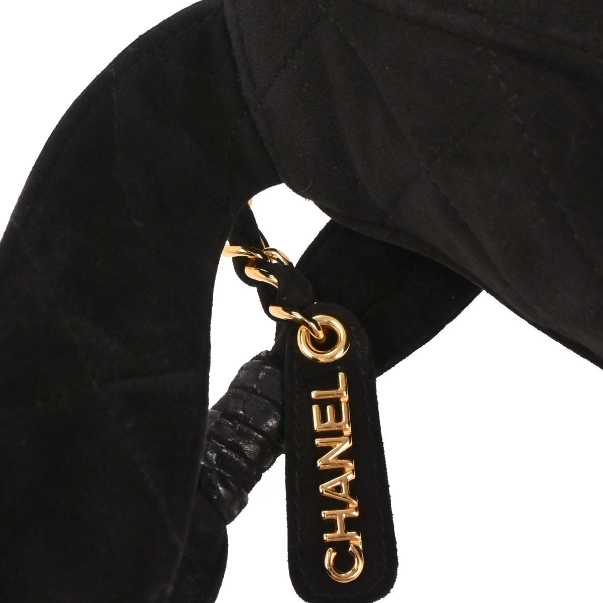 Chanel Black Suede Handbag