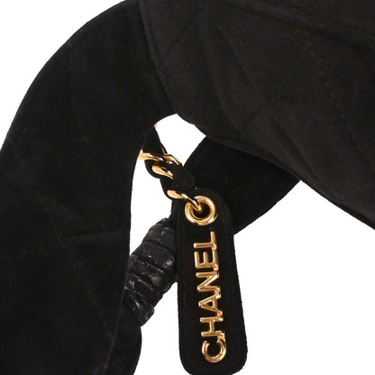 Chanel Black Suede Handbag