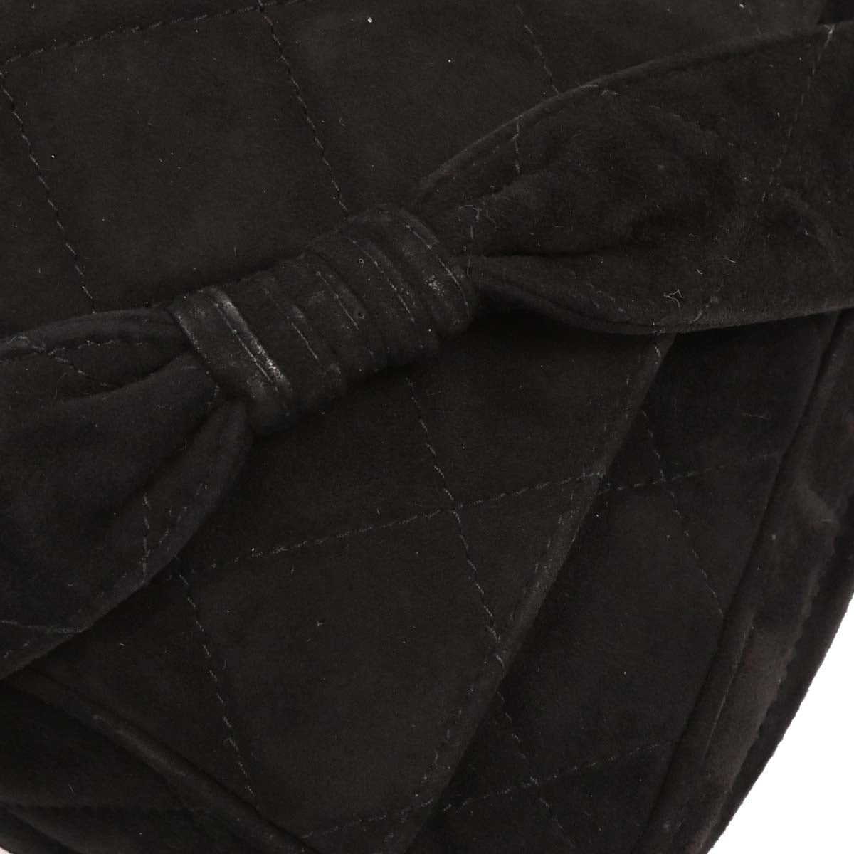 Chanel Black Suede Handbag