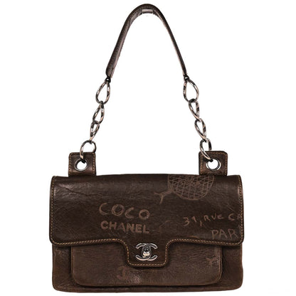 Chanel 2003-2004 Brown Calfskin Handbag