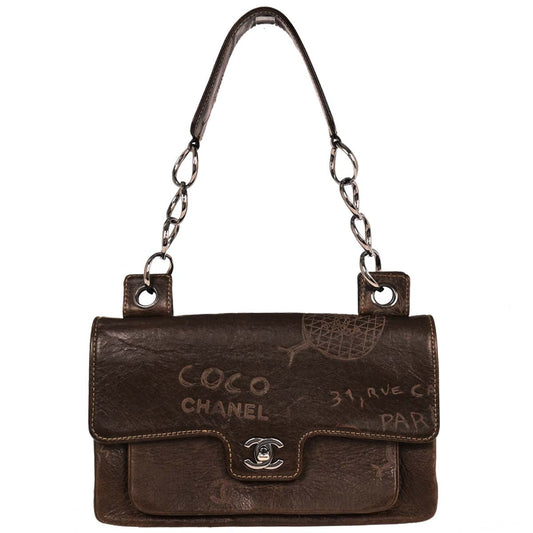 Chanel 2003-2004 Brown Calfskin Handbag