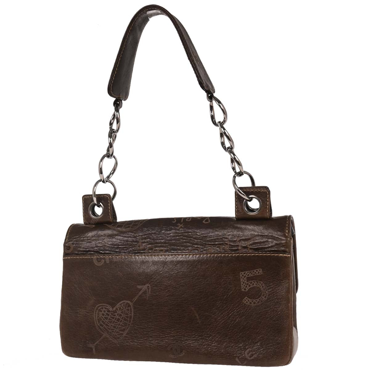 Chanel 2003-2004 Brown Calfskin Handbag