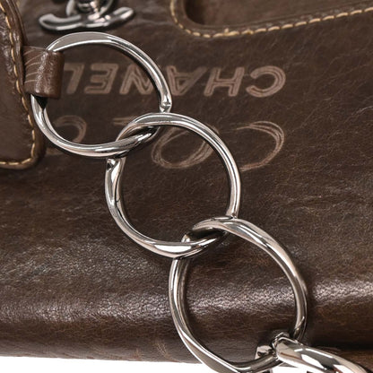 Chanel 2003-2004 Brown Calfskin Handbag