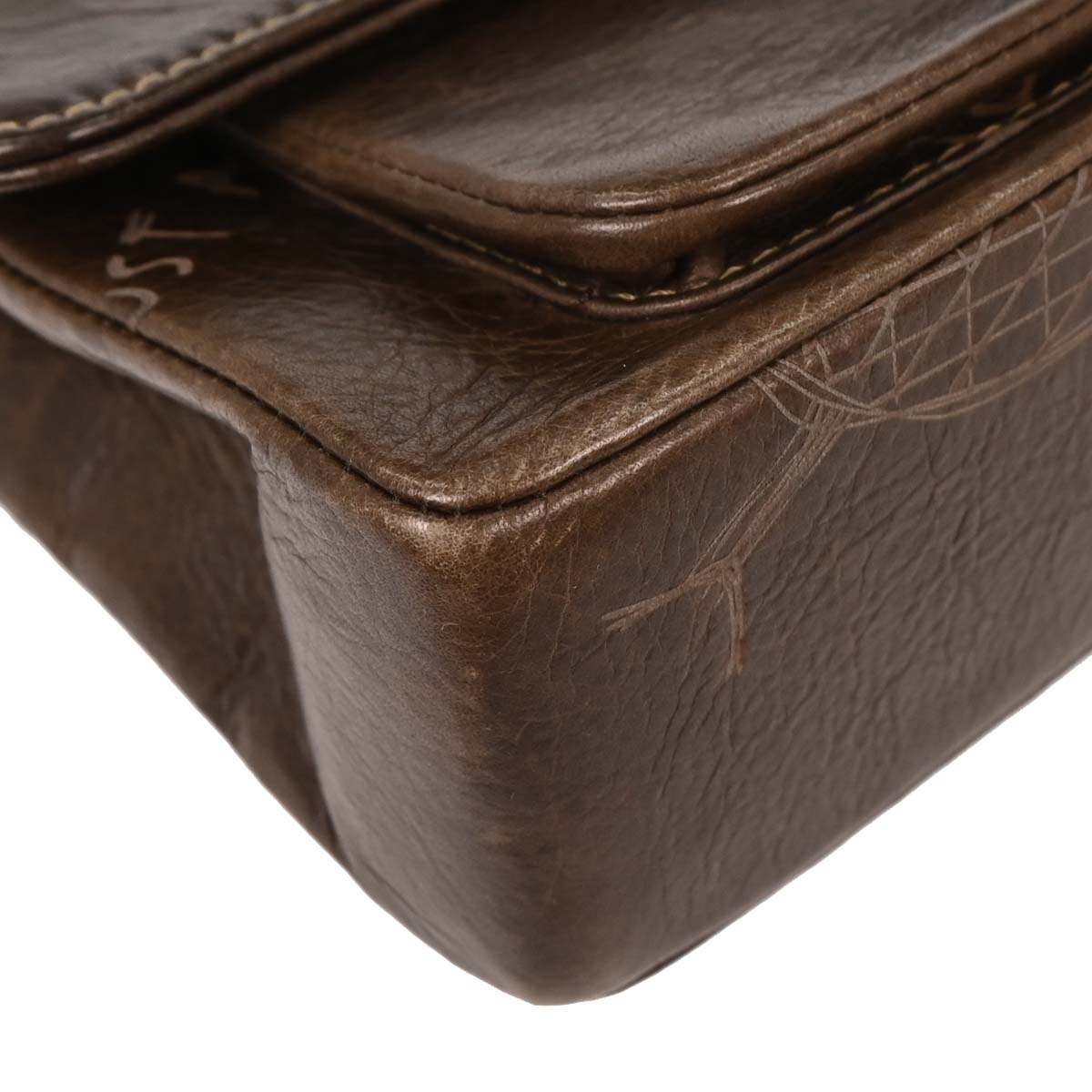 Chanel 2003-2004 Brown Calfskin Handbag