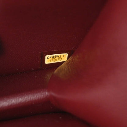 Chanel Black Lambskin Turnlock Small Full Flap Shoulder Bag